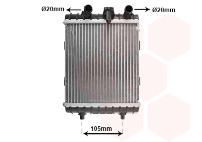 Van Wezel Radiateur 58012710