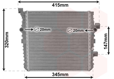 Van Wezel Radiateur 58012719