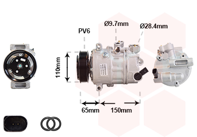 Van Wezel Airco compressor 5801K703