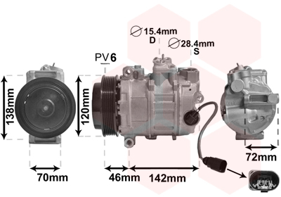 Van Wezel Airco compressor 7400K074