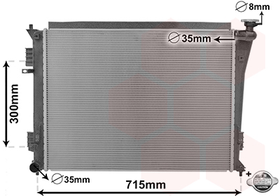 Van Wezel Radiateur 82002304