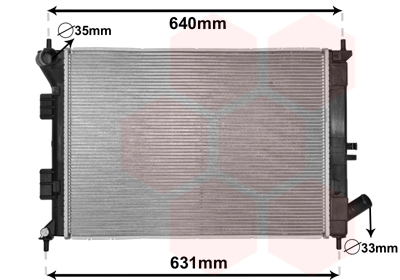 Van Wezel Radiateur 82002335