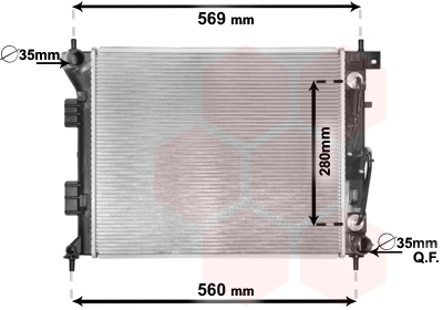 Van Wezel Radiateur 82002351