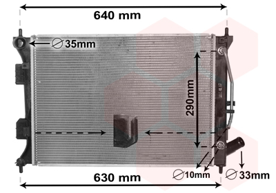 Van Wezel Radiateur 82002381