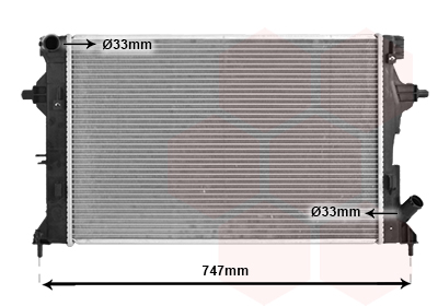 Van Wezel Radiateur 82002595