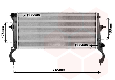 Van Wezel Radiateur 82012734