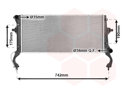 Van Wezel Radiateur 82012735