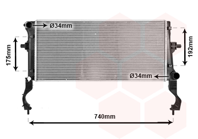 Van Wezel Radiateur 82012738