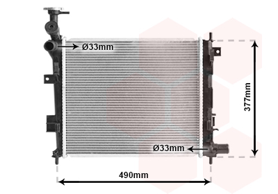 Van Wezel Radiateur 83002189