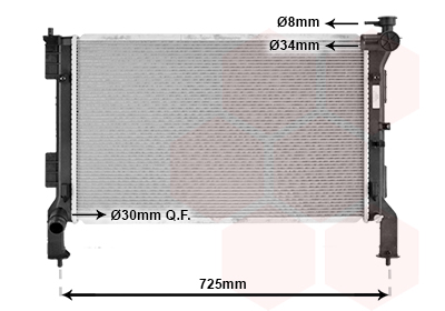 Van Wezel Radiateur 83012730