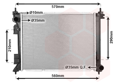 Van Wezel Radiateur 83012738