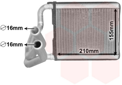 Van Wezel Kachelradiateur 83016701