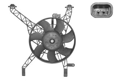 Van Wezel Ventilatorwiel-motorkoeling 1807747