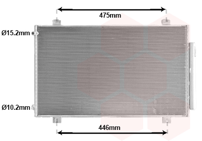 Van Wezel Airco condensor 25015711