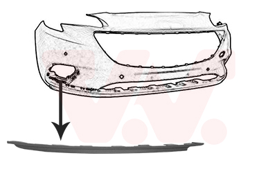 Van Wezel Voorbumper deel 3804582
