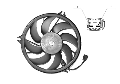 Van Wezel Ventilatorwiel-motorkoeling 4028748