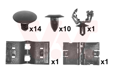 Van Wezel Montageset, motorkap 4407797