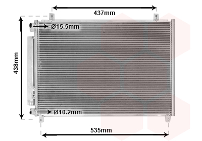 Van Wezel Airco condensor 52015708