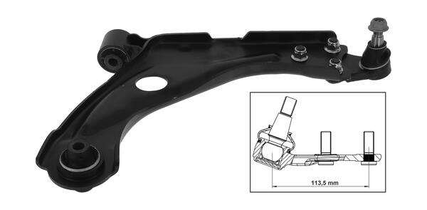 Monroe Draagarm, wielophanging L28J06