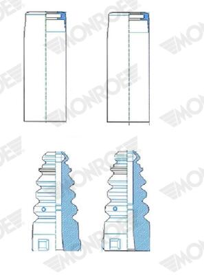 Monroe Stofkap, schokdemper PK502