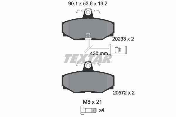 Textar Remblokset 2023301