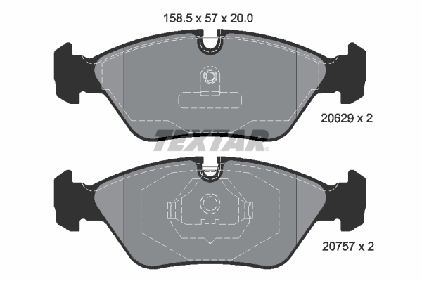 Textar Remblokset 2062902