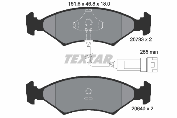 Textar Remblokset 2078302