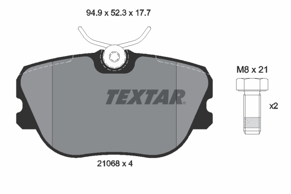 Textar Remblokset 2106804