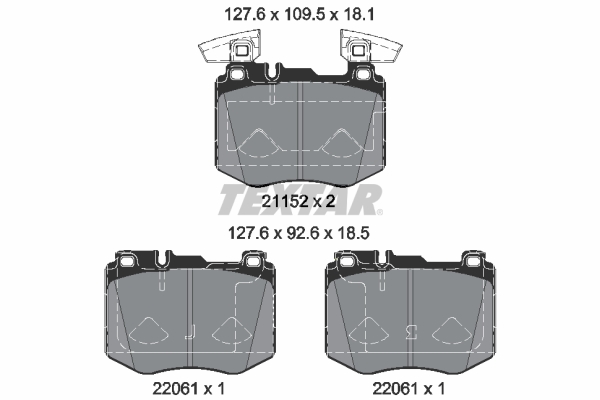 Textar Remblokset 2115203