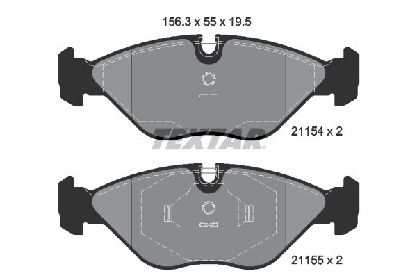 Textar Remblokset 2115402