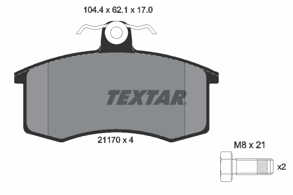 Textar Remblokset 2117002