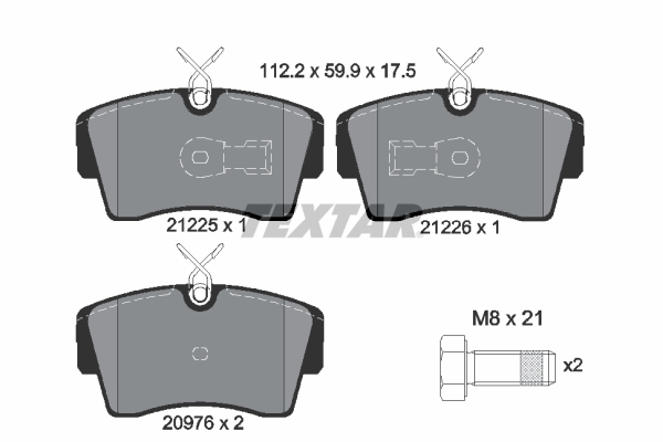 Textar Remblokset 2122503