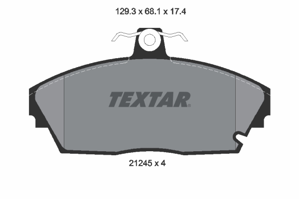 Textar Remblokset 2124502