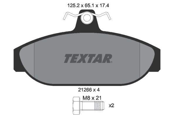 Textar Remblokset 2126601