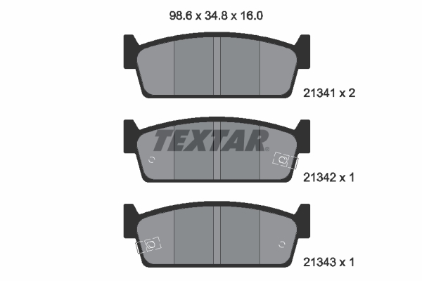 Textar Remblokset 2134101