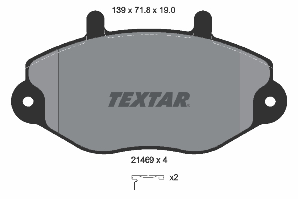 Textar Remblokset 2146902