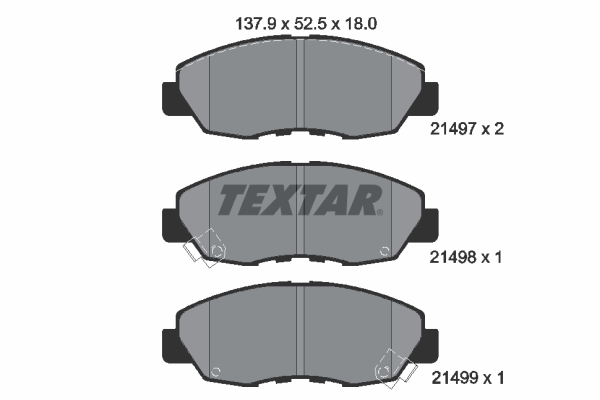 Textar Remblokset 2149701