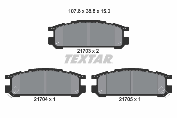 Textar Remblokset 2170301