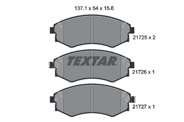 Textar Remblokset 2172502