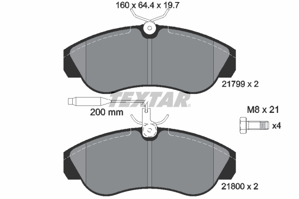 Textar Remblokset 2179901