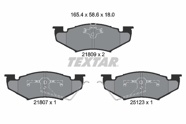 Textar Remblokset 2180902