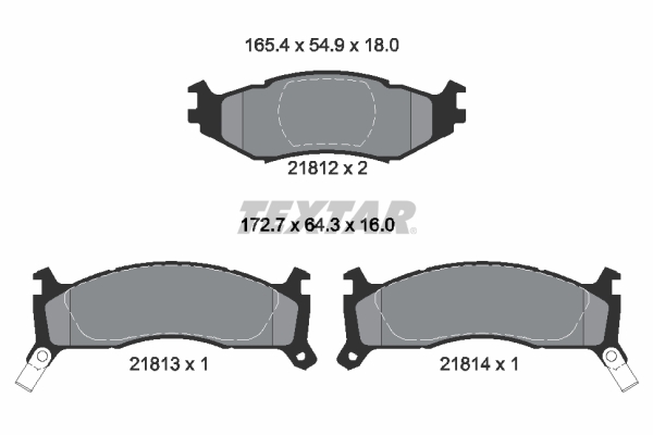 Textar Remblokset 2181201