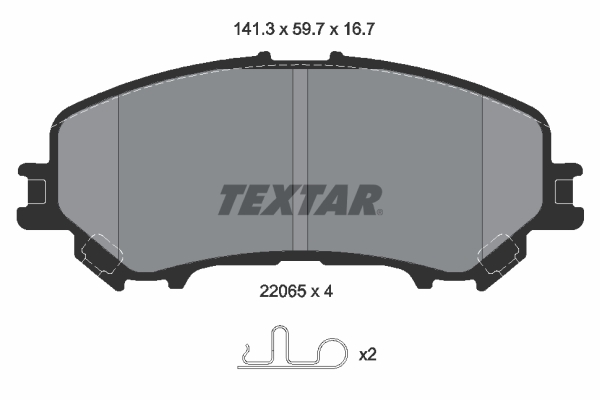 Textar Remblokset 2206503