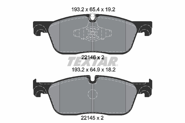 Textar Remblokset 2214601