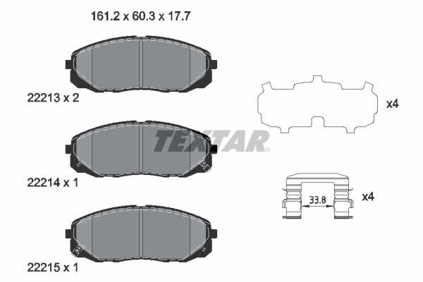 Textar Remblokset 2221301