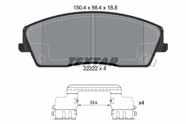 Textar Remblokset 2222201