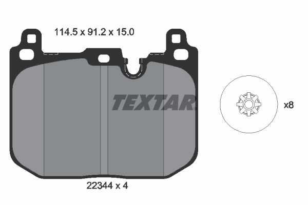 Textar Remblokset 2234401