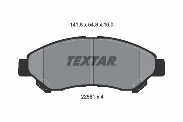 Textar Remblokset 2256101