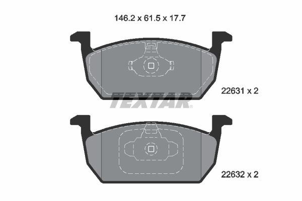 Textar Remblokset 2263101