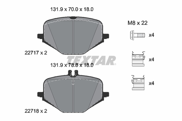 Textar Remblokset 2271701